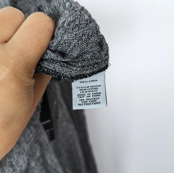 NEW Liv By Habitat M Clothes Wide Leg Lantern Pant Linen Crinkled Lagenlook Boho - Picture 10 of 11